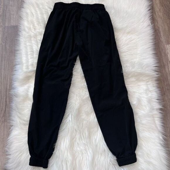 Lilla P Jogger Pants Size small black elastic waist polyethylene comfort cozy‎ - Picture 7 of 11